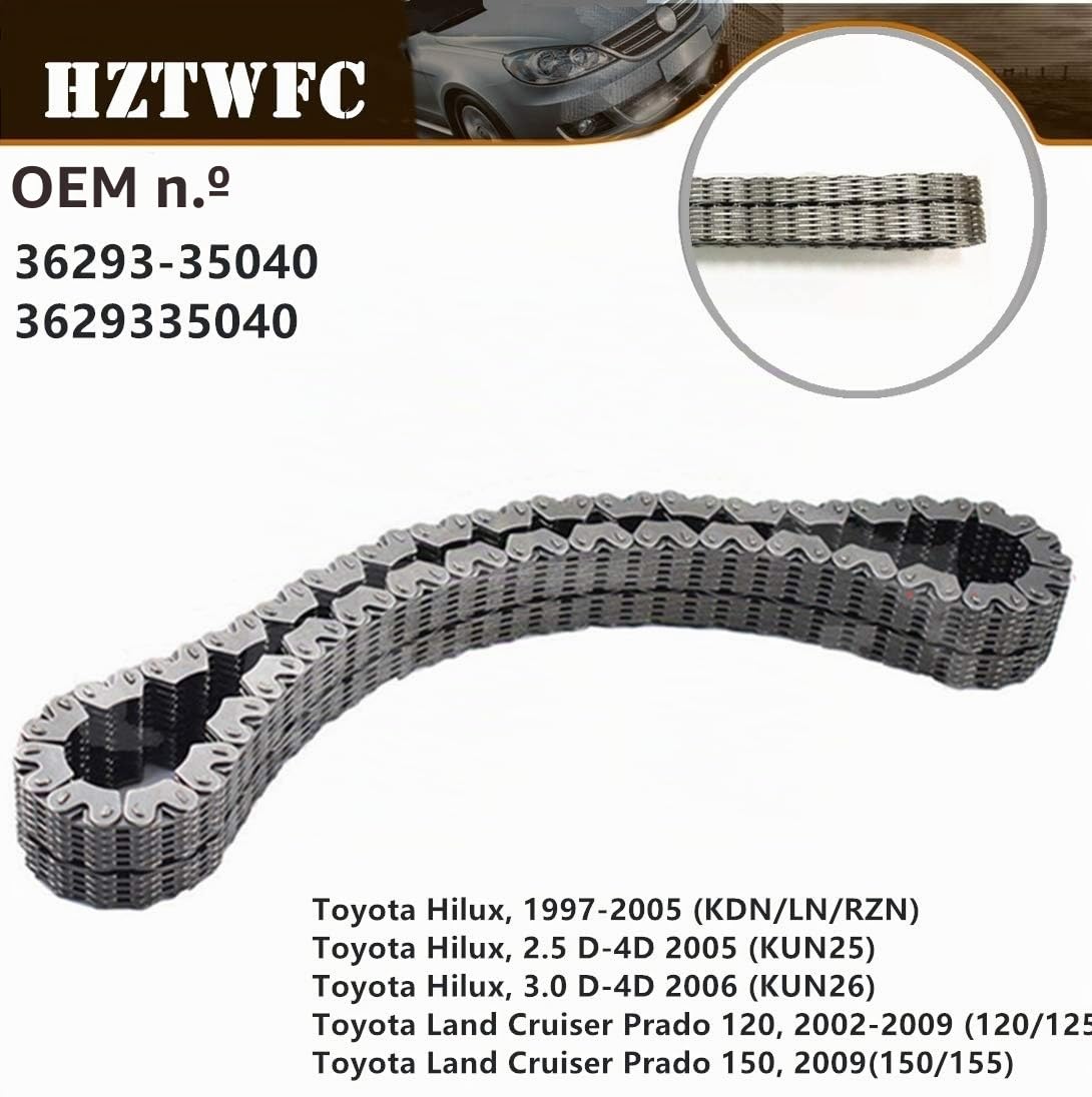 Caja de transferencia Cadena de transmisión del eje de salida OEM # 36293-35040 Para Hilux Land Cruiser Prado Lexus GX400/460 Fortuner T.U.V