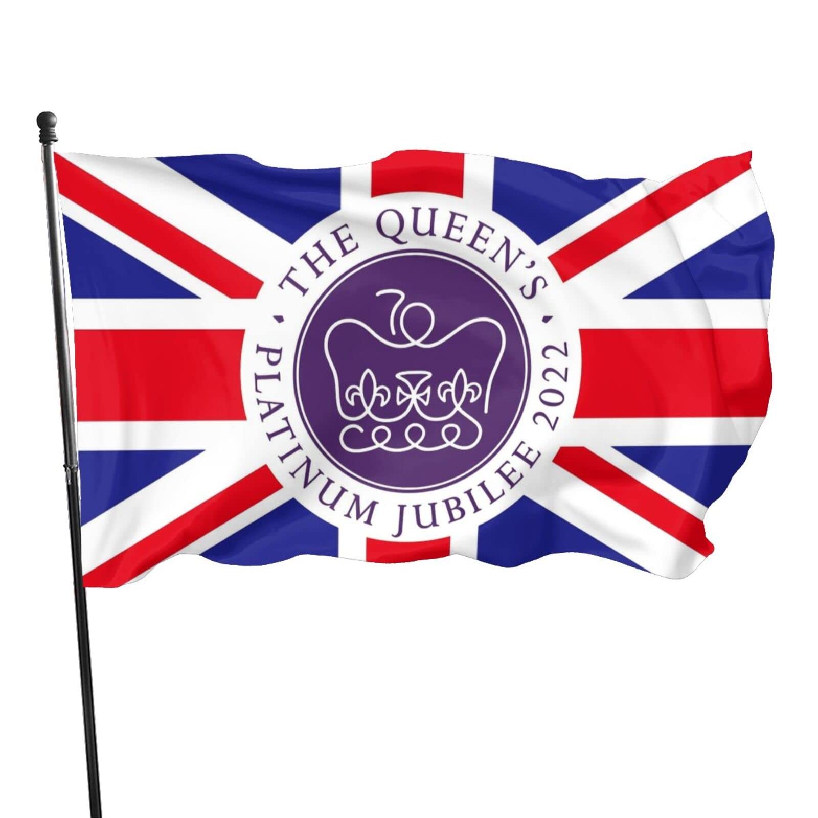 Buy 5ft X 3ft (150 Cm X 91cm) Queen Platinum Jubilee , Queen Platinum