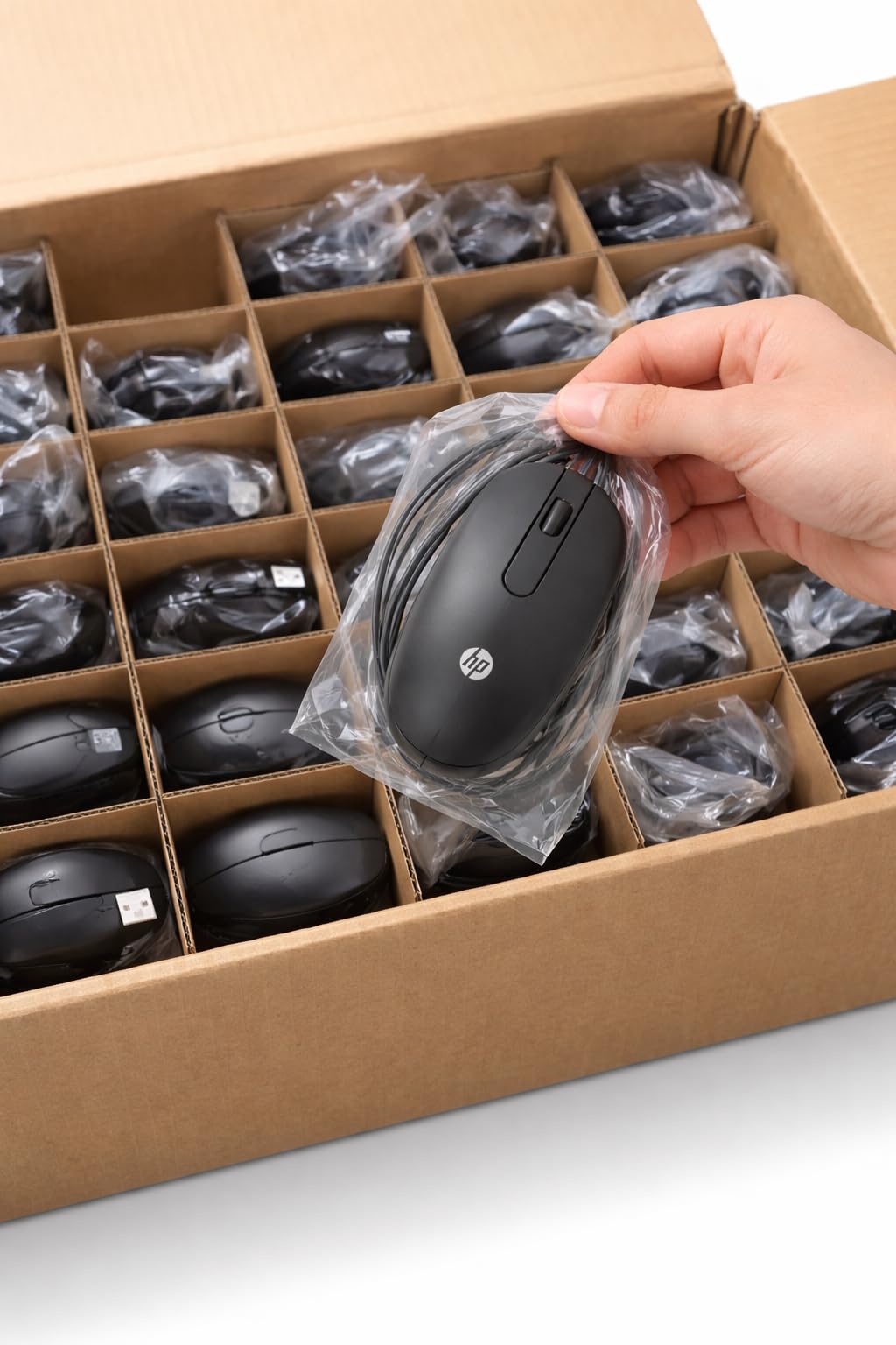 Amazon | HP 純正 USB 2ボタン 光学式マウス P/N: 672652-001 | HP