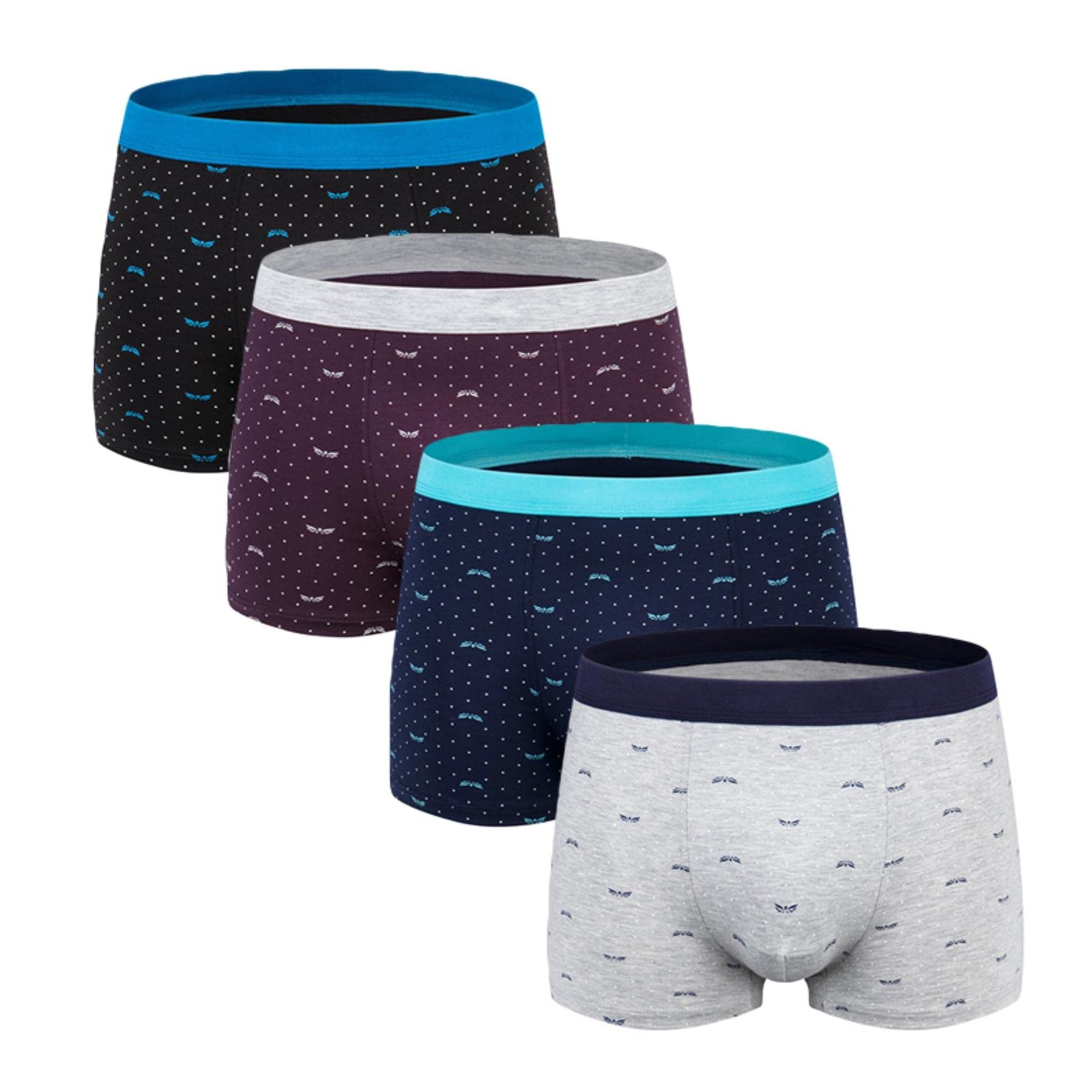 Slip Uomo 4Pcs Boxer Pantie Grande Formato 13Xl Sciolto sotto Usura Grande Corto Cotone Plus 6XL 7XL 8XL 9XL Biancheria Intima Boxer Maschio