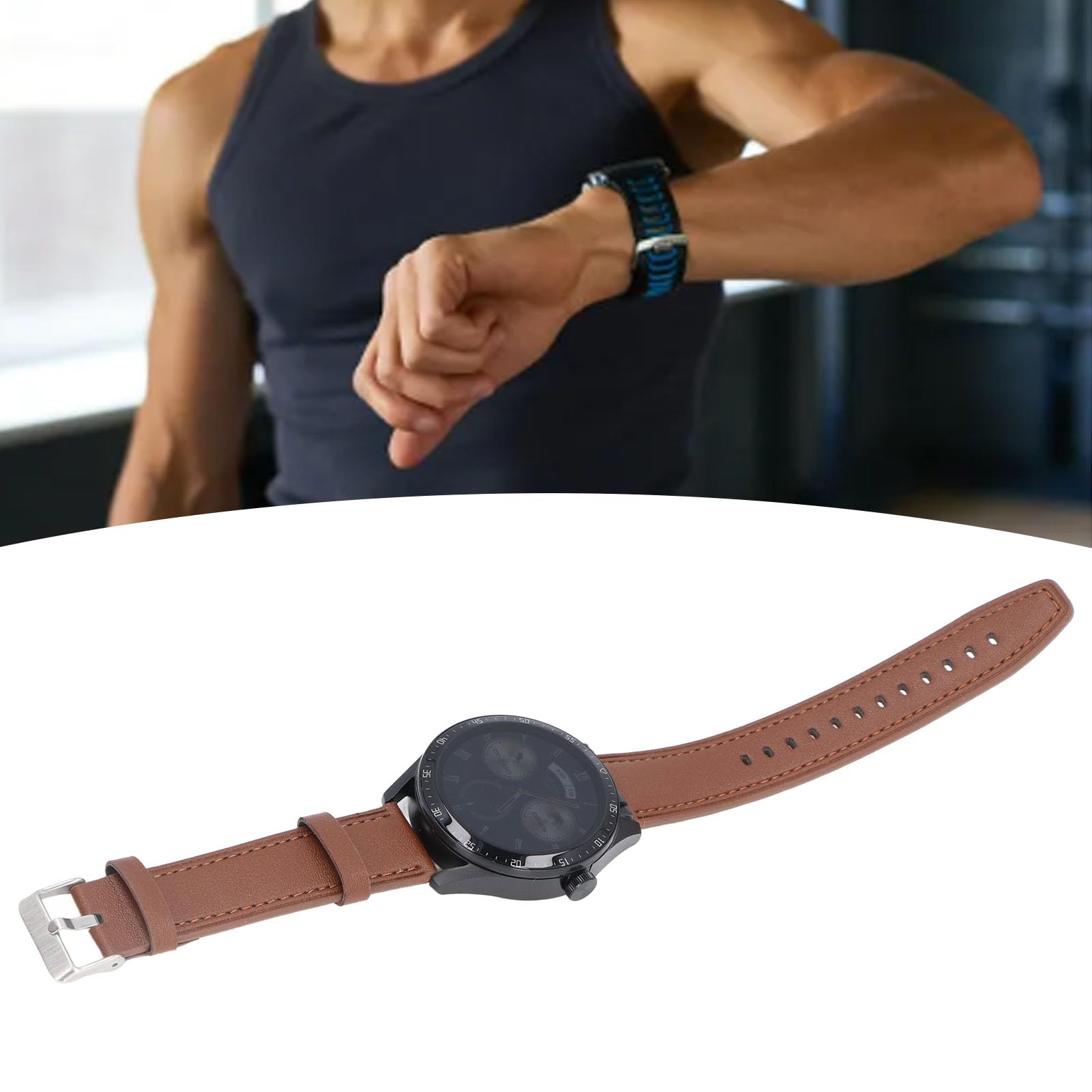 Sxhlseller Smart Watch, Smartwatch NFC 2 en 1 con Auriculares para