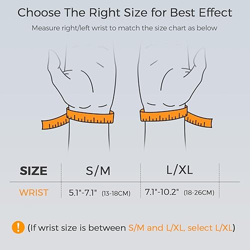 Miniatura 6 de FREETOO Muñequera para alivio del túnel carpiano, soporte nocturno de soporte máximo con 3 soportes para mujeres y hombres, férula de soporte de