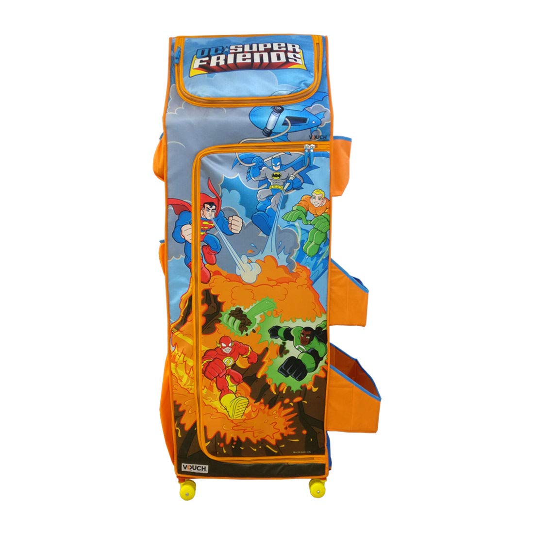 DC Super Friends Fun Closet 5Shelves, Kids Folding Wardrobe - Super!