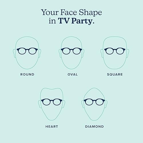 Miniatura 6 de eyebobs - Fiesta de TV Gafas de lectura prémium para hombres y mujeres Marco redondo para caras promedio Disponible en 0.0x - 4.0x
