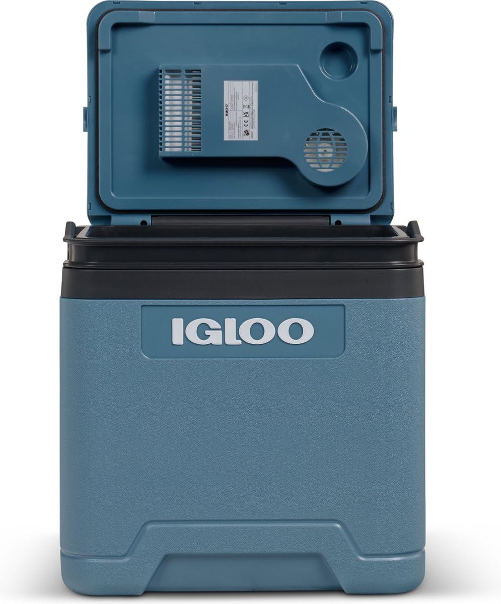 Igloo IE27 ACDC - Glacière Thermoélectrique 24L - 12V/230V - Jusqu’à 20 °C en dessous de la température ambiante - Réfrigérateur Portable pour Camping