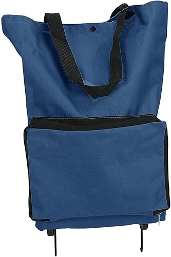 Bolsa de compras mejorada con ruedas, bolsas de carretilla portátiles, reutilizables, portátiles, plegables, para tirar de la mano, bolsa de