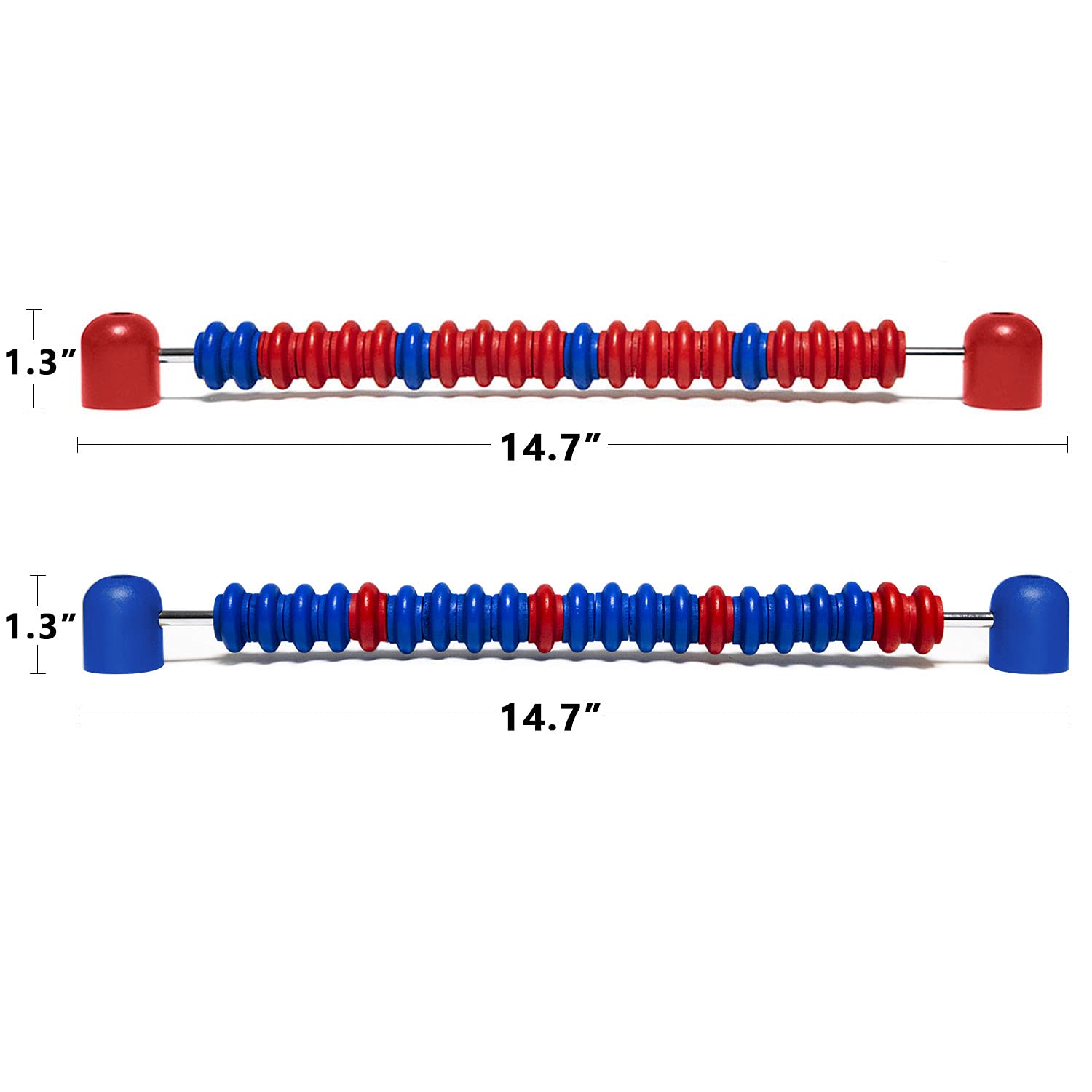 Zdgao Shuffleboard Score Keeper Abacus Bead Score Counter, Wooden Shuffleboard