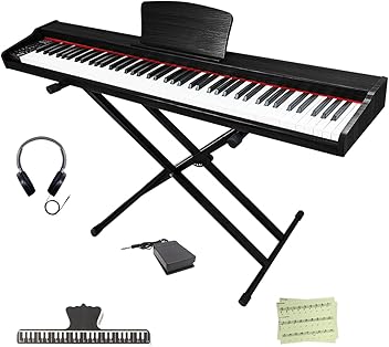 Longeye 電子ピアノ 88鍵盤 長時間利用可能 ペダル付　ロンアイ Amazon.co.jp: Longeye 電子ピアノ 【譜面台本体に付け】 88鍵盤