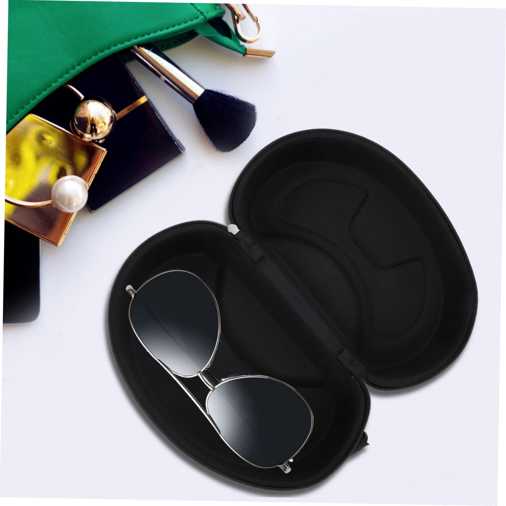3 Stück Sunes Bag Sonnenbrillenetui Brillenetui Tragbare Sonnenbrillentasche Robust Leicht Einfaches Design Haken