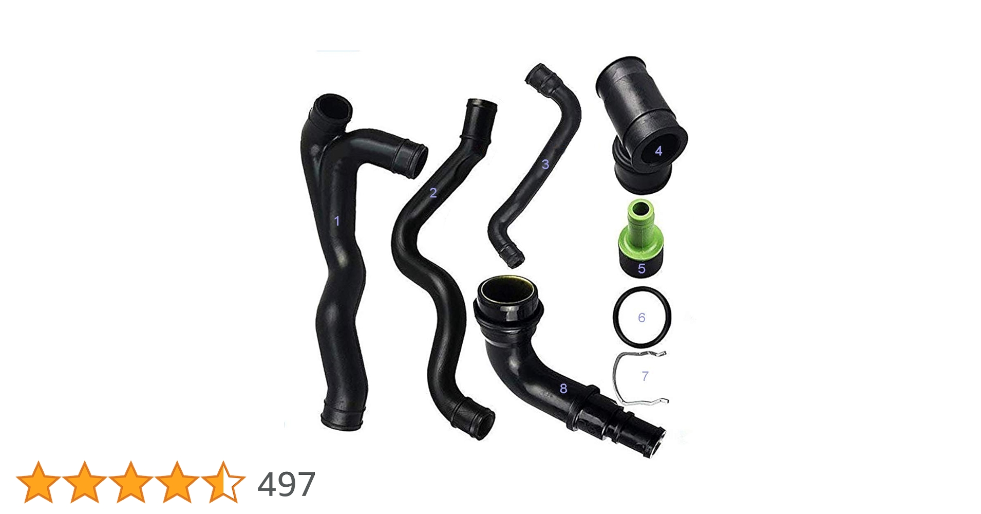 Engine Coolant Hose Flange Kit CRP CHS0646