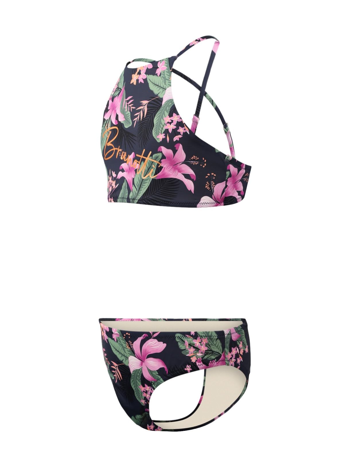 Brunotti Camelia-Tropicana Mädchen Bikini Club Tropicana Aqua Indigo Blue