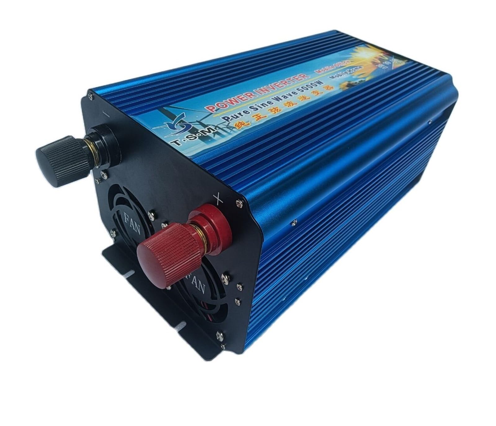 5KW 5000W DC 12V a AC 220V 230V 240V 50HZ Pantalla Digital Dual Inversor de Onda sinusoidal Pura(50HZ,12V-220-240V)