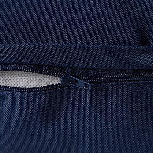 Charlie Rectangle Indoor/Outdoor Pillow Style Dog Bed, Navy, Extra Small (18" x 24") - Image 6