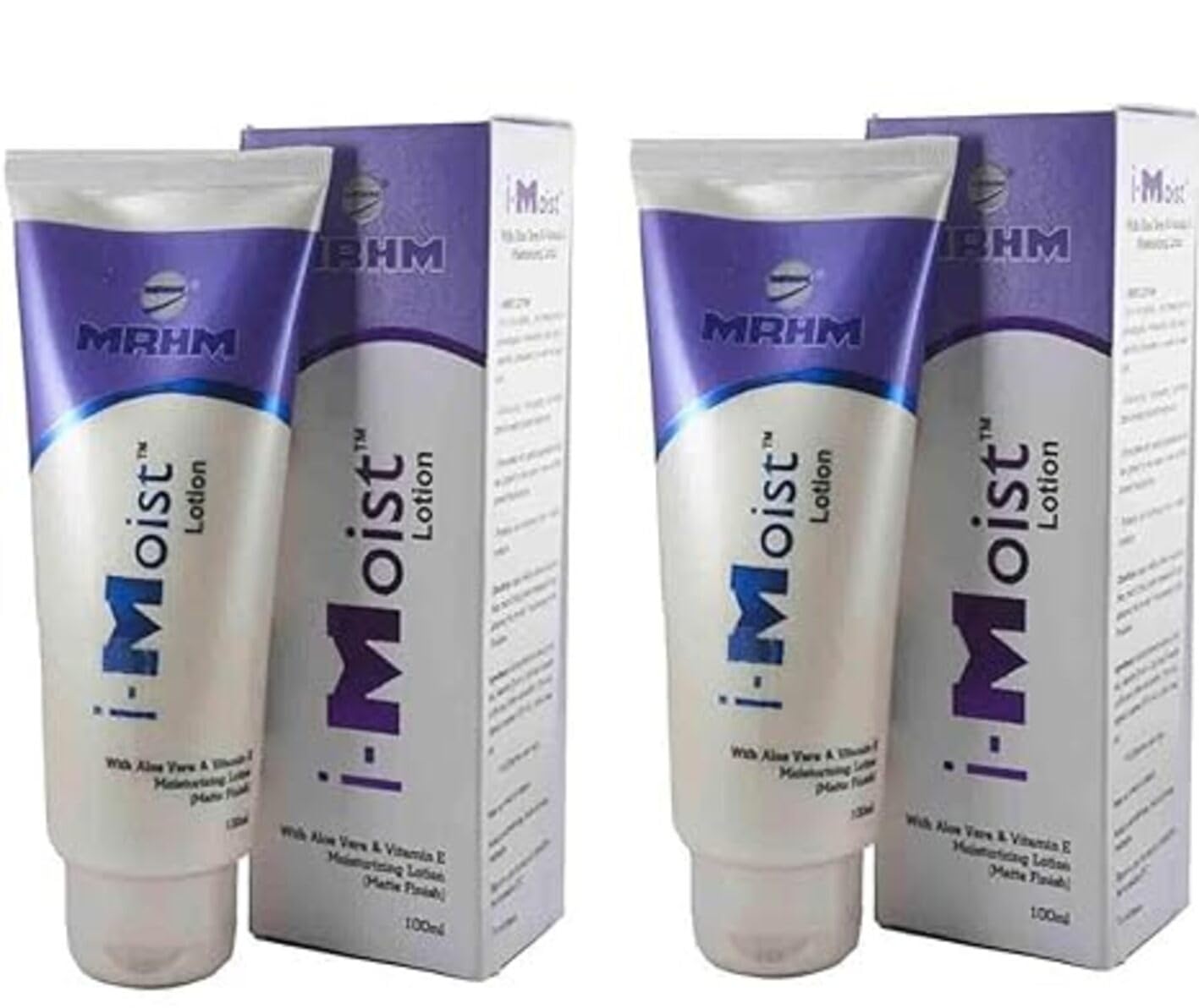 MRHM i-Moist Matte Finish Moisturising Lotion with Aloe Vera and Vitamin E,100ml Pack of 2-image-46