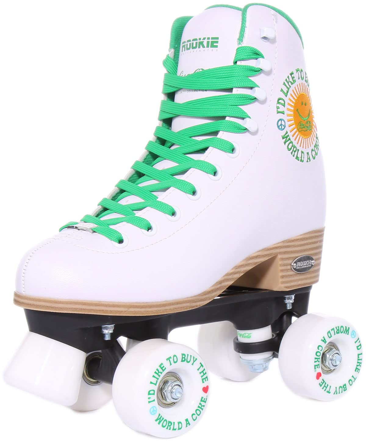 Rookie Rollerskates Roller Skates, Unisex, White (White), 40.5