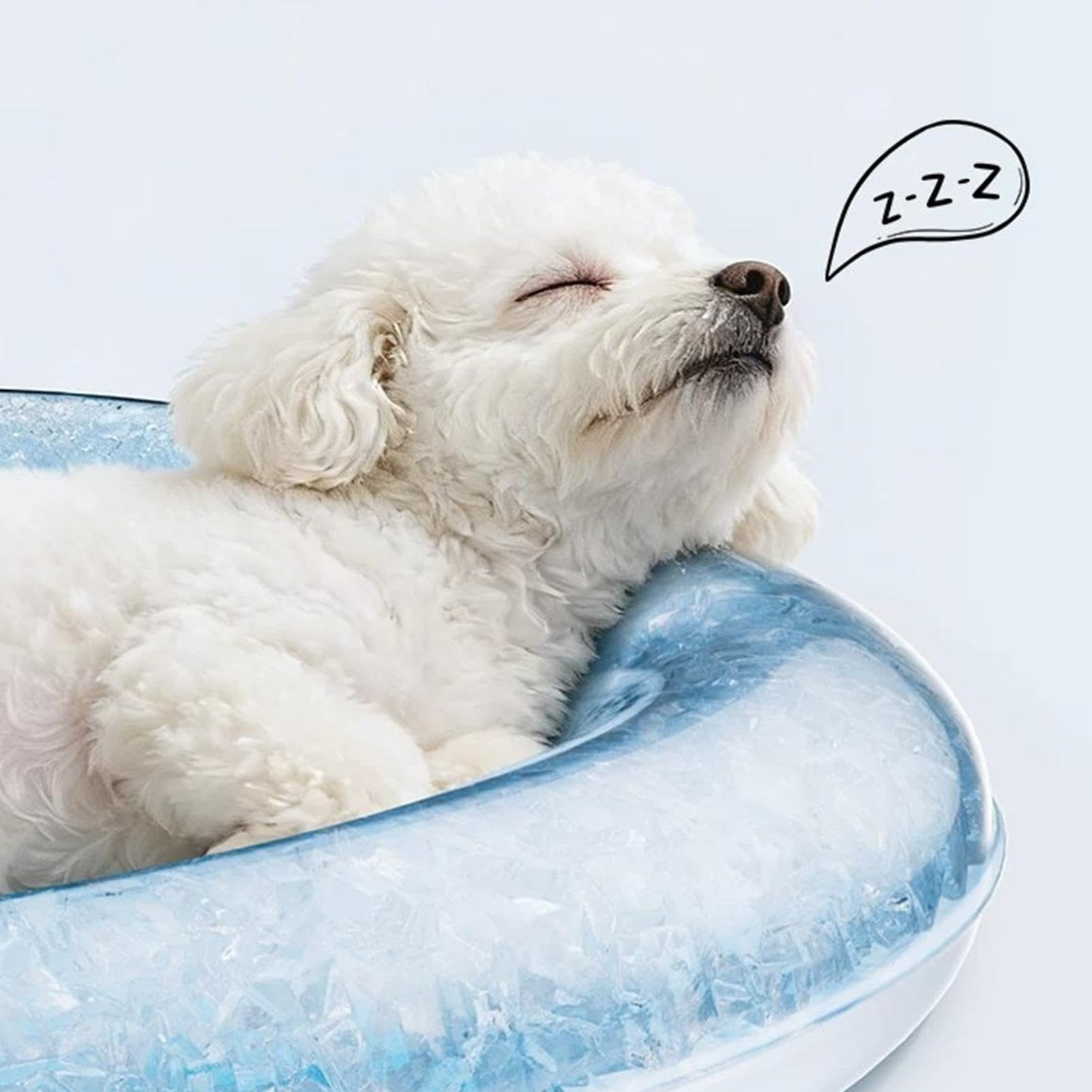 Colchón Refrescante para Perros Manta Cama Hielo Plegable Para Cachorros | Esterilla Refrescante Resistente Al Agua Para Mascotas para Interior Exterior Patio Viaje Transportín Balcón Playa