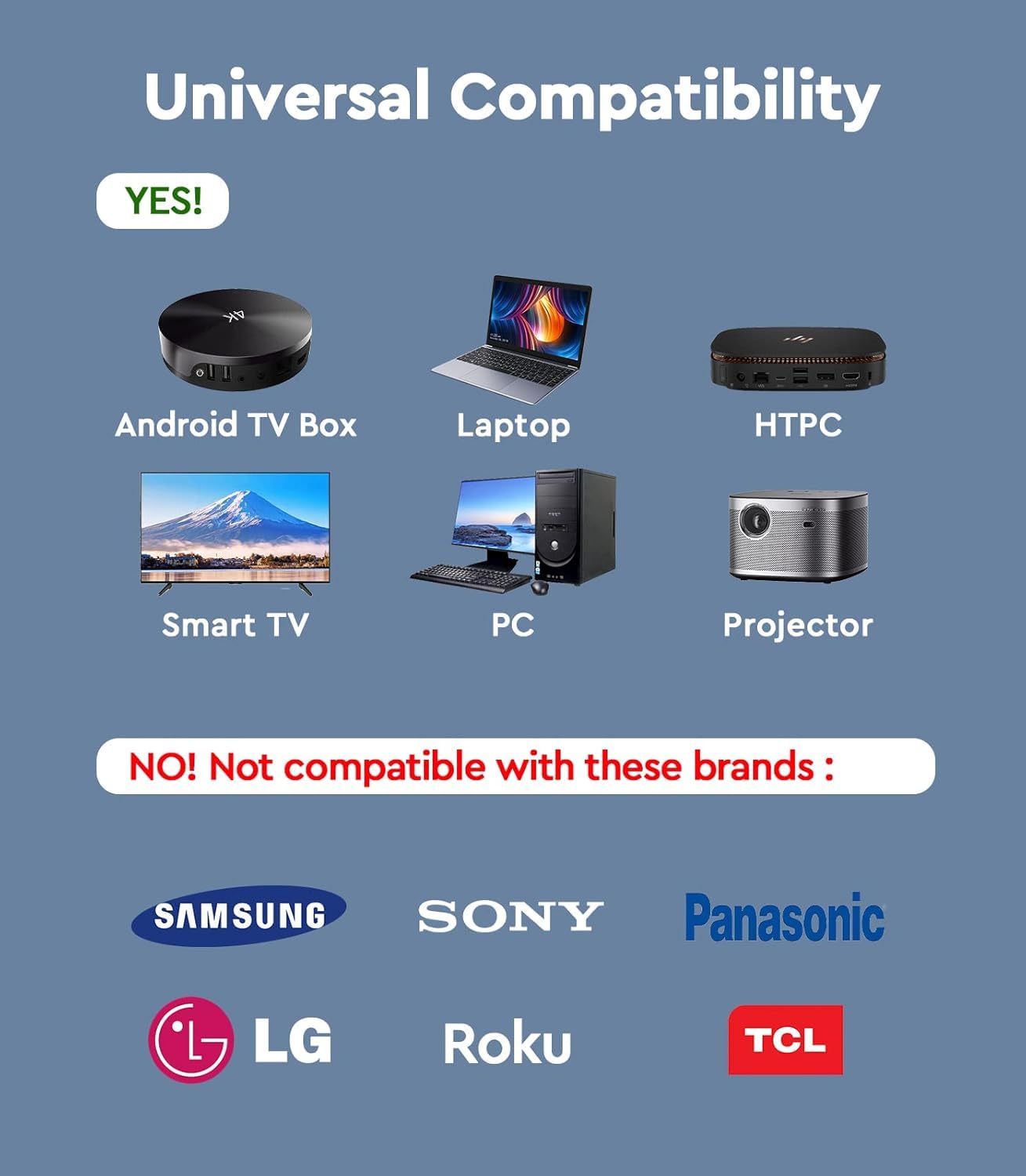 Air Mouse - mit Stimme, 6-Achsen-Gyroskop, Bluetooth, Infrarot-Lernen, USB-Luft-Maus-Fernbedienung, Multifunktions-Mini-Tastatur, geeignet für Smart TV/Android-TV-Box/PC/Projektor