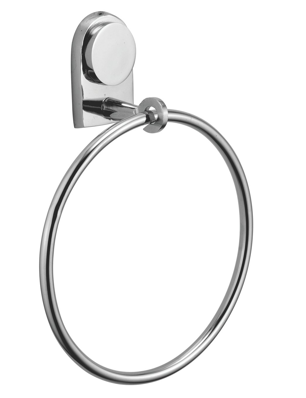 Kamal Full Brass Towel Ring - Royal | Round Shape | Wall Mounted | Polished | Anti-Corrosive - Silver (Pack of 1) (B01D7DVUQO) Amazon Price History, Amazon Price Tracker