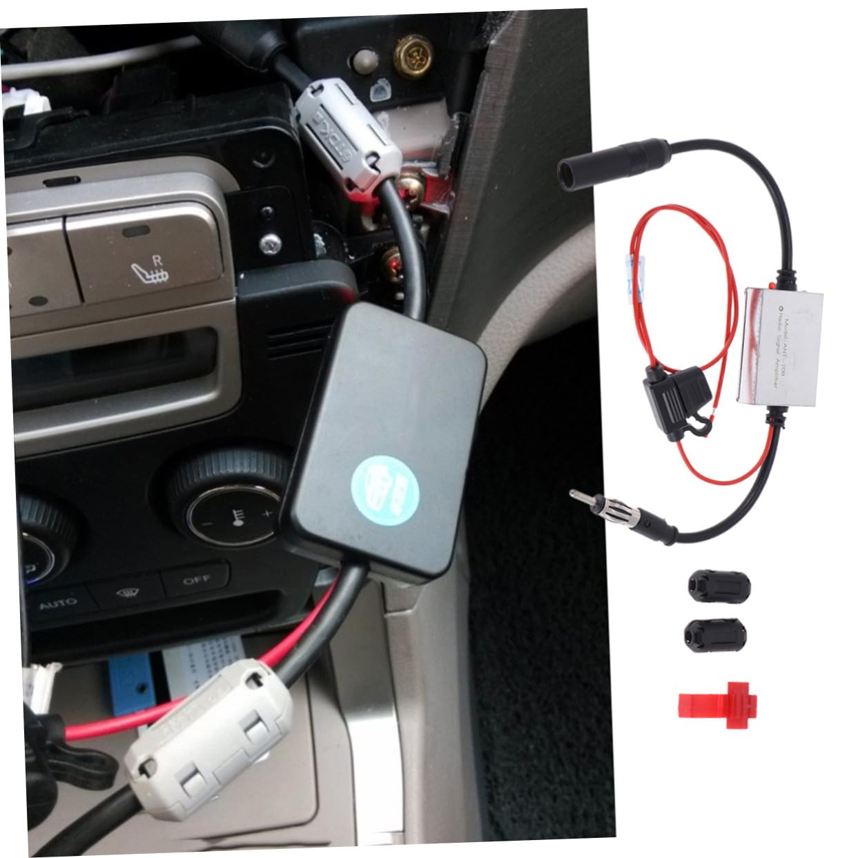 Amplificador de Antena FM Ant-208 para Automóvil 12v-24v