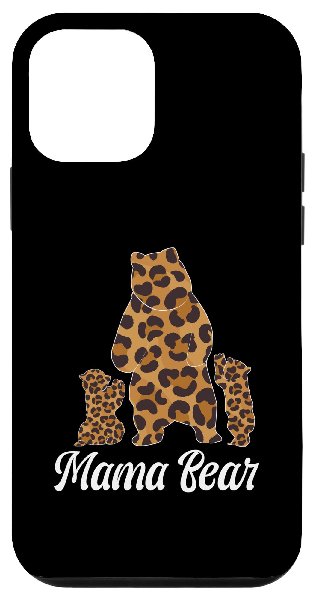 iPhone 12 mini Mama Bear Cub Mothers Day Mom Family Leopard Style Babies Case