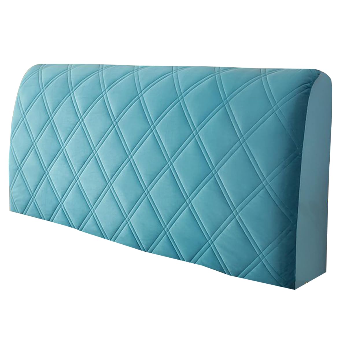 XGANGM Quilted Headboard Cover Super Soft Comfotable Stretch Velvet Thicken Bed Head Slipcover for King Full Queen Size Bed Washable Anti-Dirty Headboard Protector,GG,150cm(59")