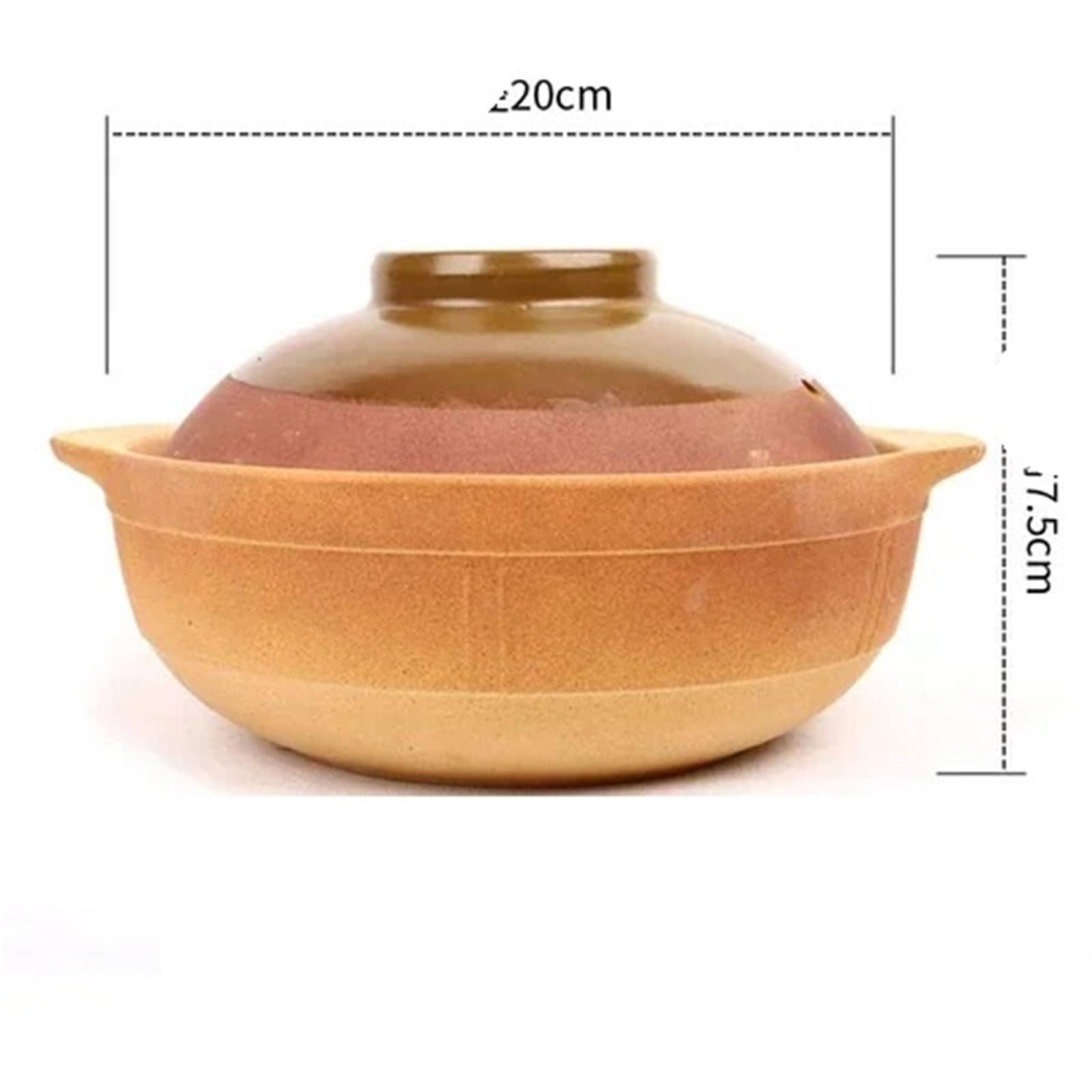 Casseruola Casseruola Pentole in ceramica Pentola for uso domestico for riso Padella antiaderente(1000 ml)