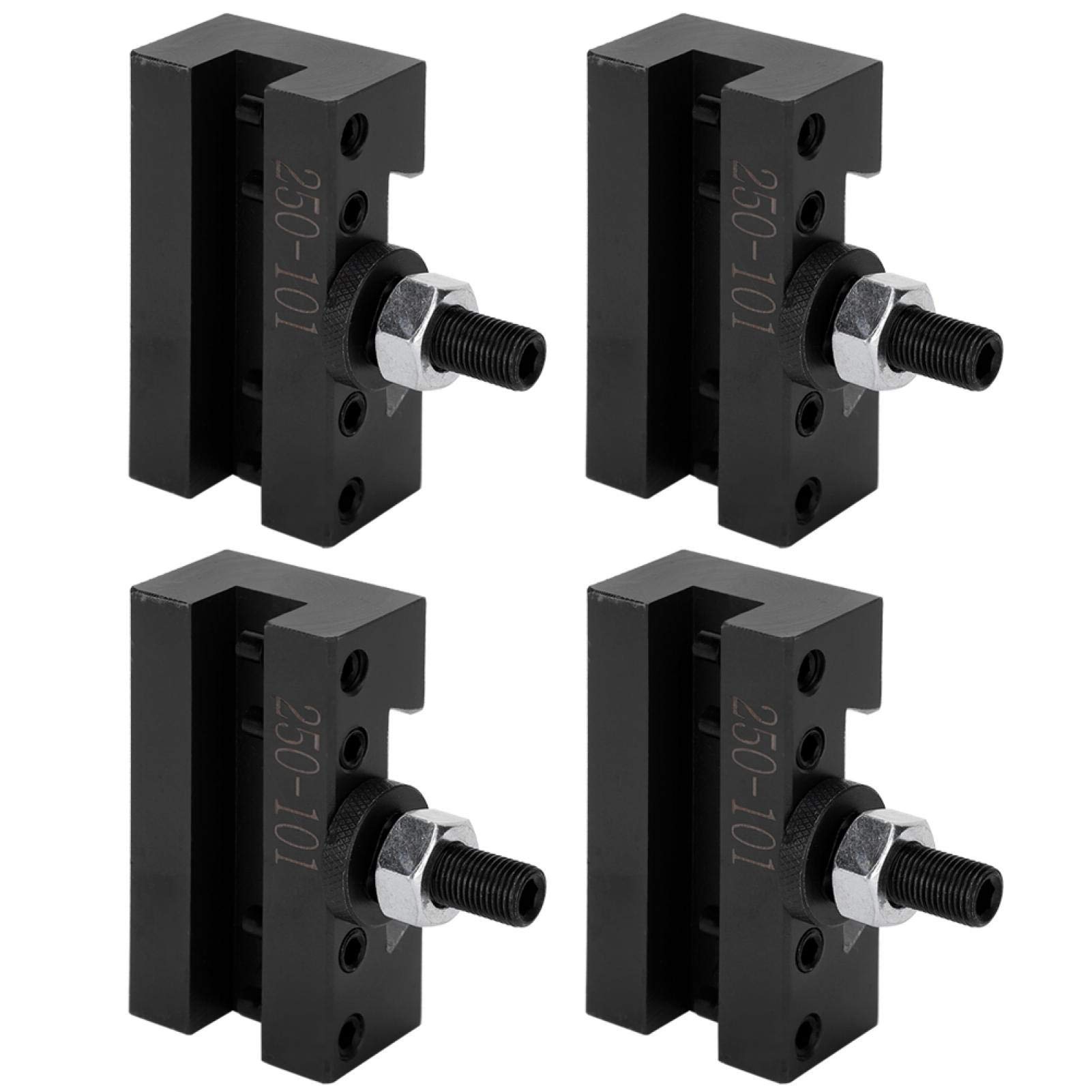Jeanoko 4 pièces 250-101 outil d'alésage à changement rapide en acier à haute teneur en carbone outil à changement rapide post CNC accessoires d'outil de tour pour montage d'outil CNC