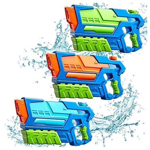 JOYIN 3 in 1 Aqua Phaser High Capacity Water Gun Super Water Soaker Blaster Squirt Toy Swimming Pool Beach Sand Water Fighting Toy
