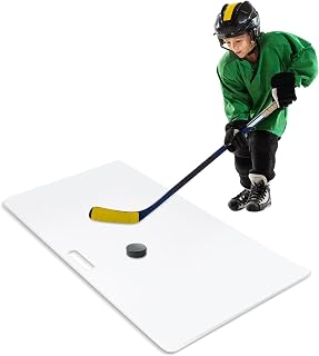 Deekin Hockey Shooting Pad Stickhandling Board - Heavy Duty HDPE Training Aid with Handle for Kids Adults Puck Practice