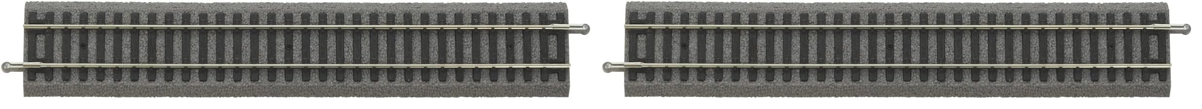 Piko H0 PI A-Track + gerader Gürtel G239 VE6, Einheitsgröße, Grau (Packung mit 2)