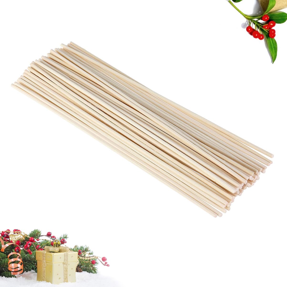 TOPPERFUN Bamboo for Diffuser Oils Essential Oil Diffuser for Small Spaces No Battery Needed Aroma Duffuser