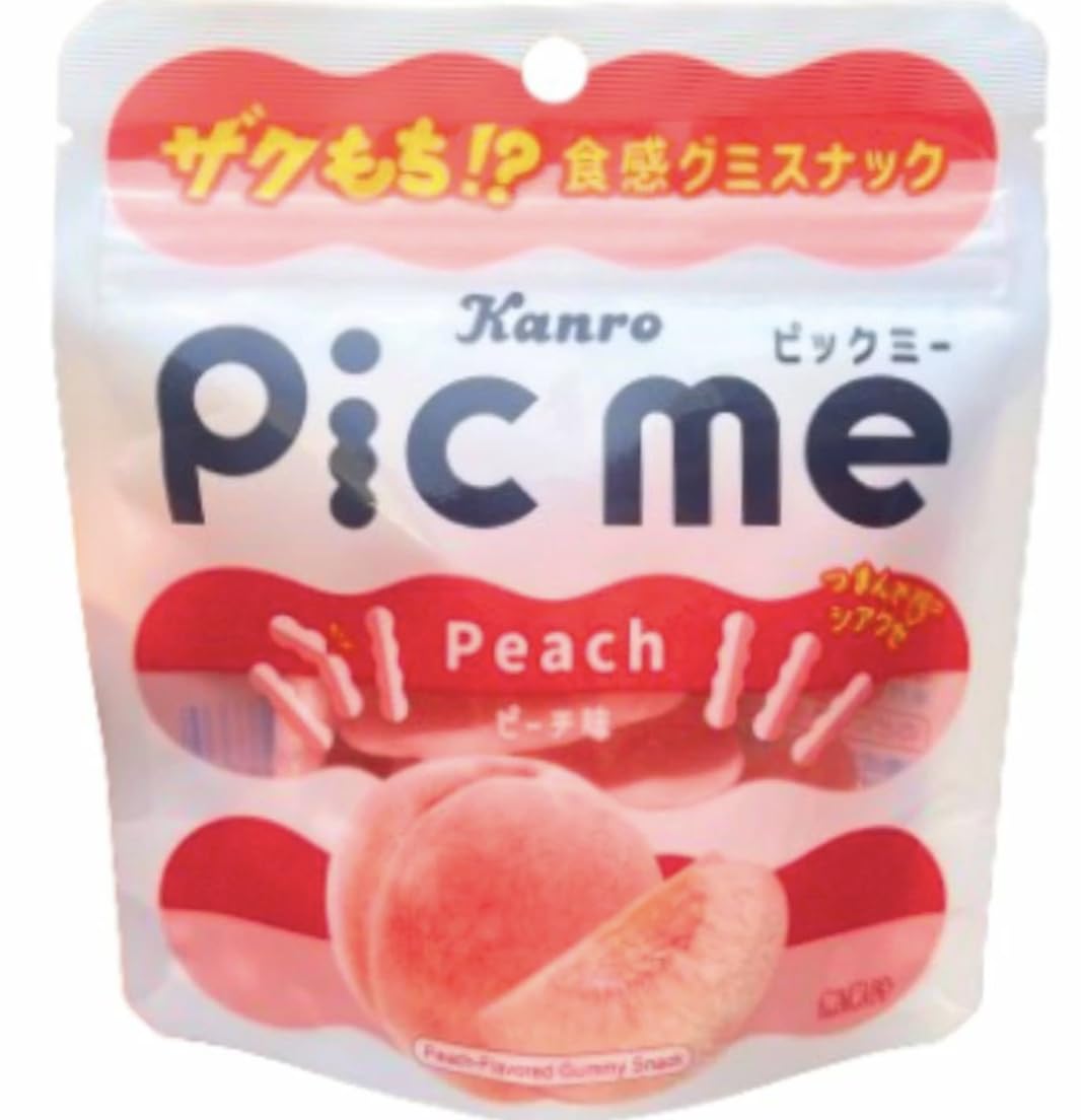 Amazon | 「ピックミー ピーチ味」 桃味グミ 40g Pic me Peach