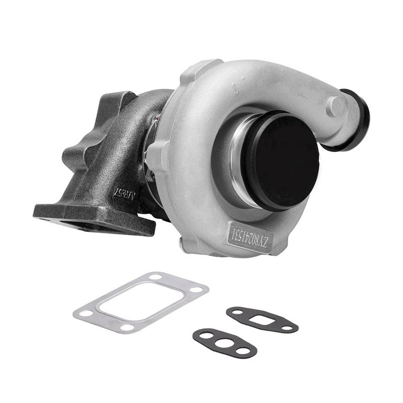 HAGDFDNV Fit for 1.5L to 2.5L 400HP T3 Flange T3 T4 T04E .57 A/R Universal 5 Bolts Turbo Turbocharger Rear Window Regulator