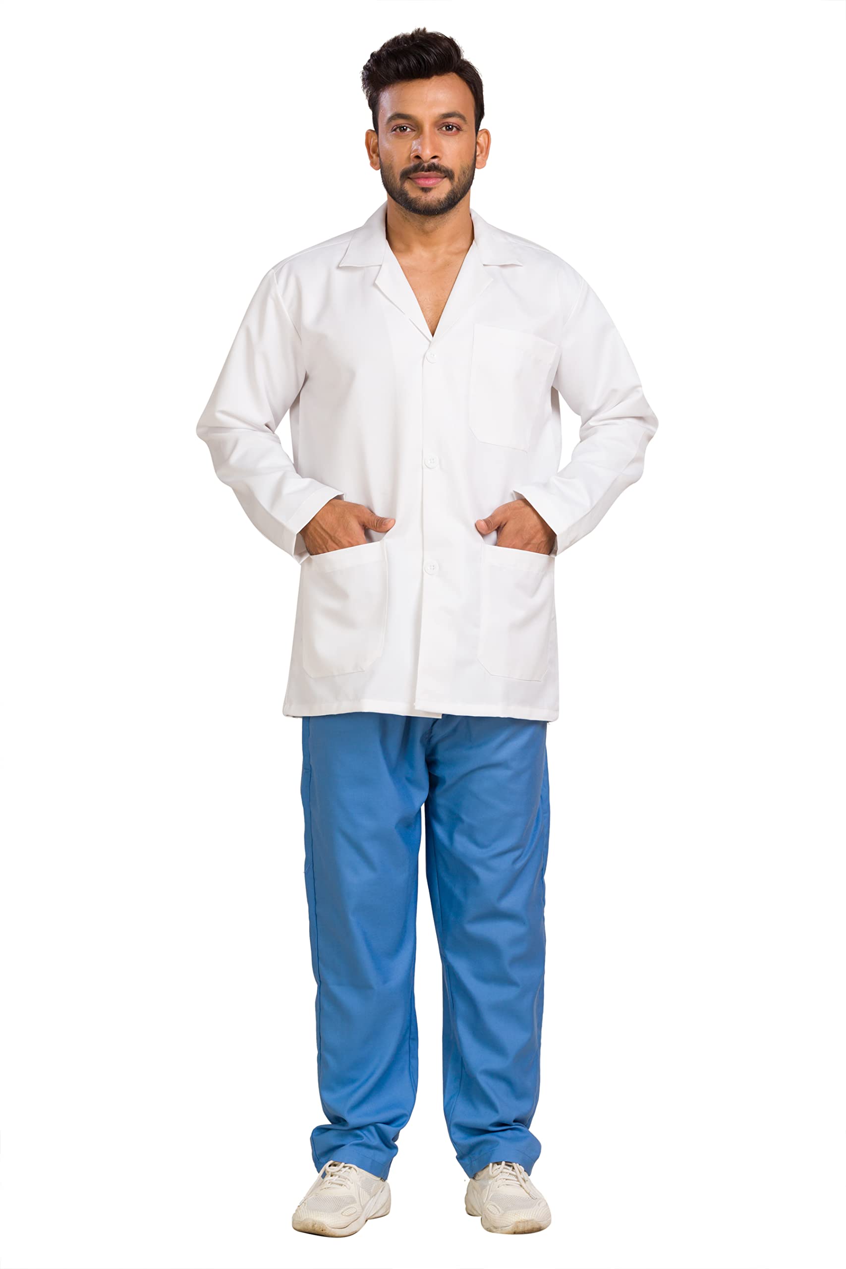 RightCare Men’s Full Sleeves Doctor Lab Coat Apron-46 White (B0799LXGCP) Amazon Price History, Amazon Price Tracker