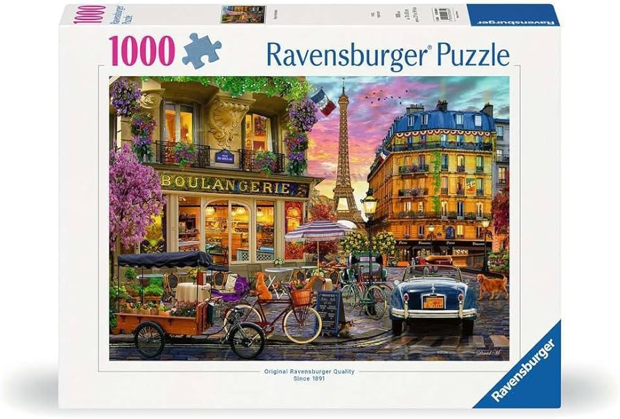 Rompecabezas Torre Eiffel Y El Sena 1000 Piezas Ravensburger