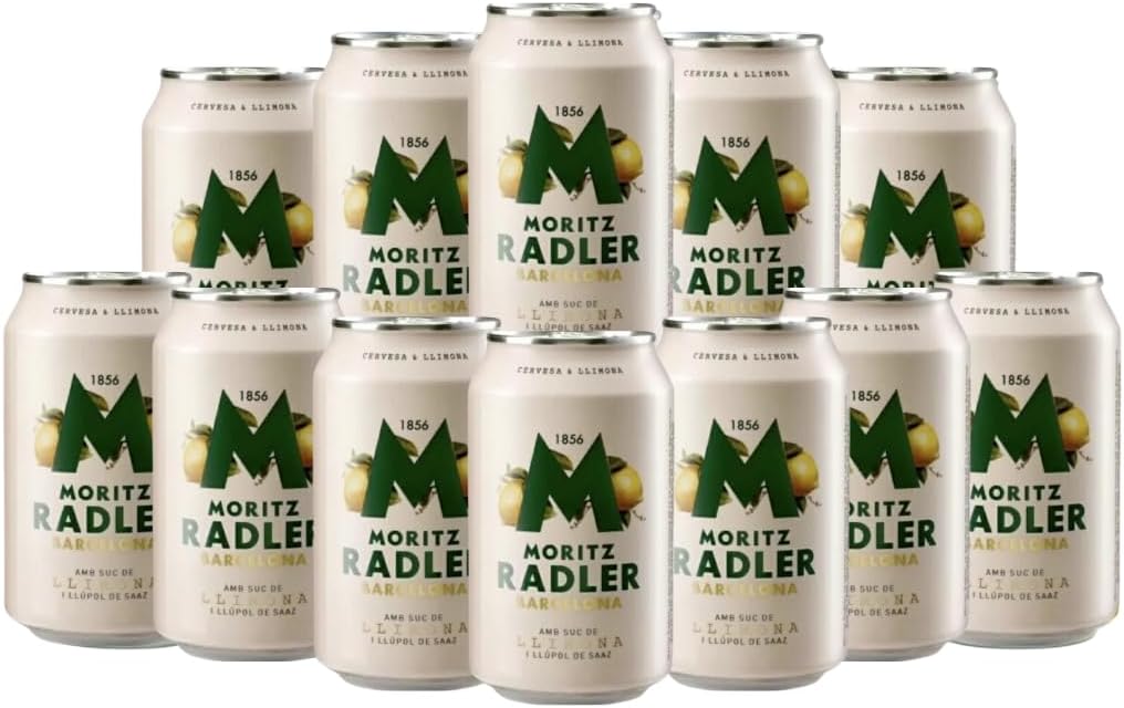 Moritz Barcelona Original Spanish Radler 330ml Cans - 2.8% ABV (12 Pack)