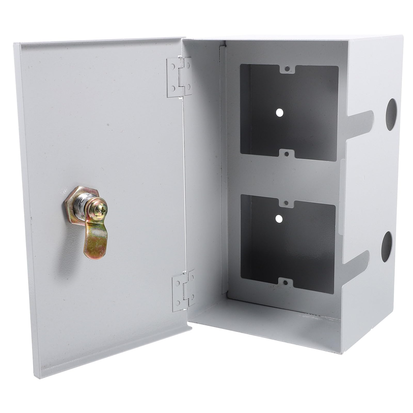 Scatola Elettrica Esterna in Acciaio Inossidabile Serratura, Protezione per Presa Elettrica da Esterno, Design Semplice per Ricarica Veicoli Elettrici