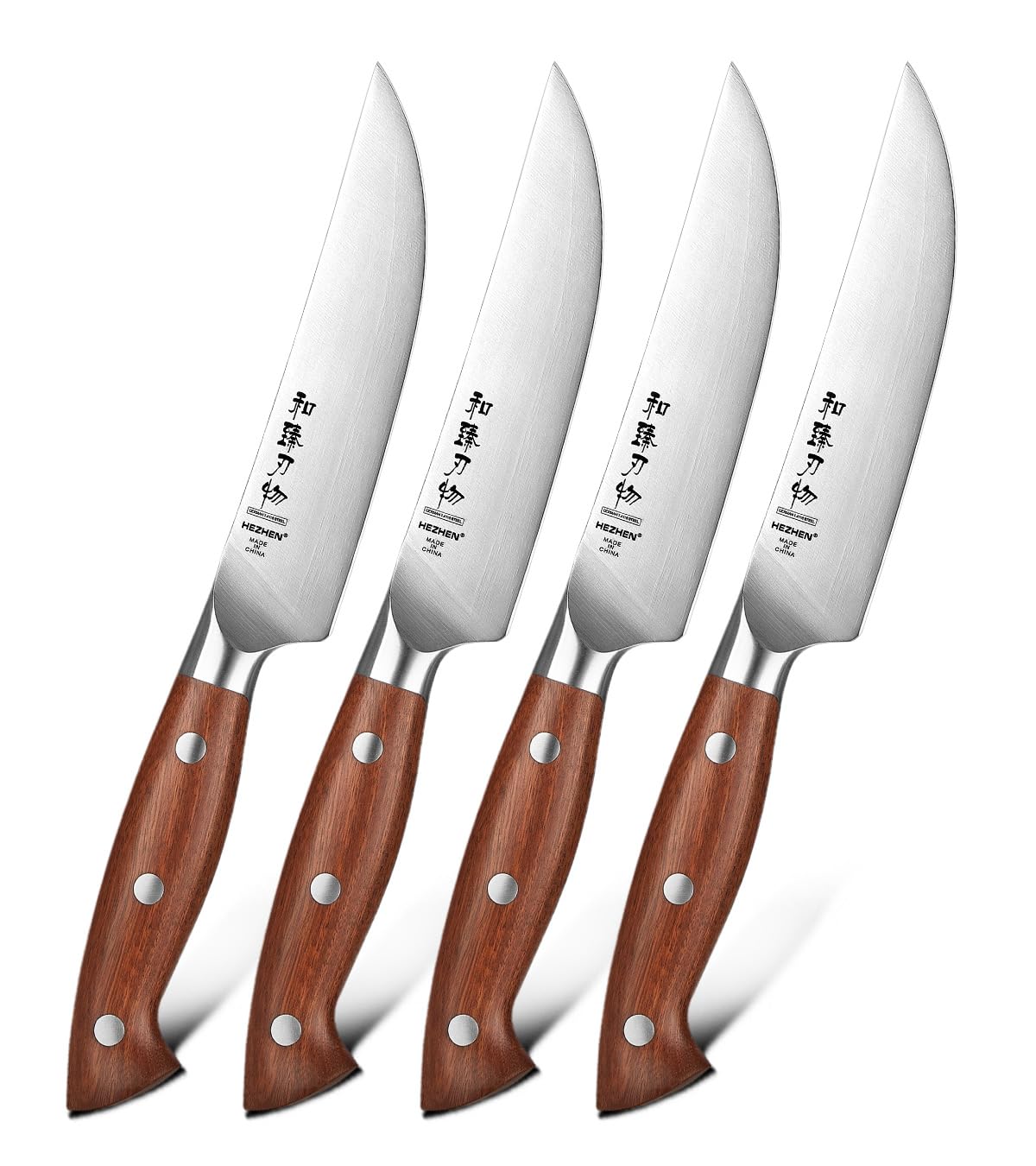 HEZHEN Pro Chefs Knives 8.3 Inch,High Carbon German 1.4116 Steel,Stainless Steel Rivets with Red Wood Handle，Razor Sharp,Super Edge,with Woodern Knife Sheath — Amazon image 17