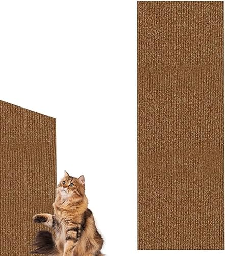 粘着式 猫用爪とぎ 防止シートカット可能 爪研ぎ マット 厚手 爪研ぎシートペットソファー保護ベルト 犬にも 引っ掻き傷・爪とぎ・汚れ防止に DIY自由 耐摩耗 汚れ防止 滑り止め ソファプロテクター 家具傷防止 柱、ソファ、家具、壁に貼る ストレス解消