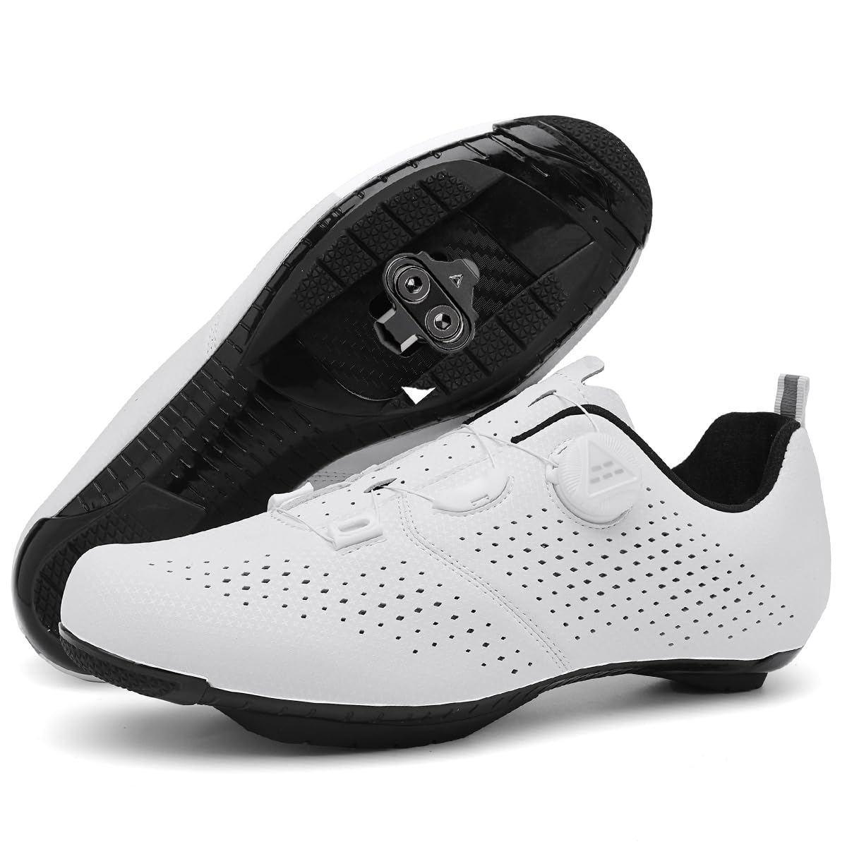 Zapatilla de Ciclismo MTB Hombre Mujer, Zapatillas Ciclismo Carretera Montaña Estatica Interior Compatibles con SPD Lock System Zapatos de Bicicleta