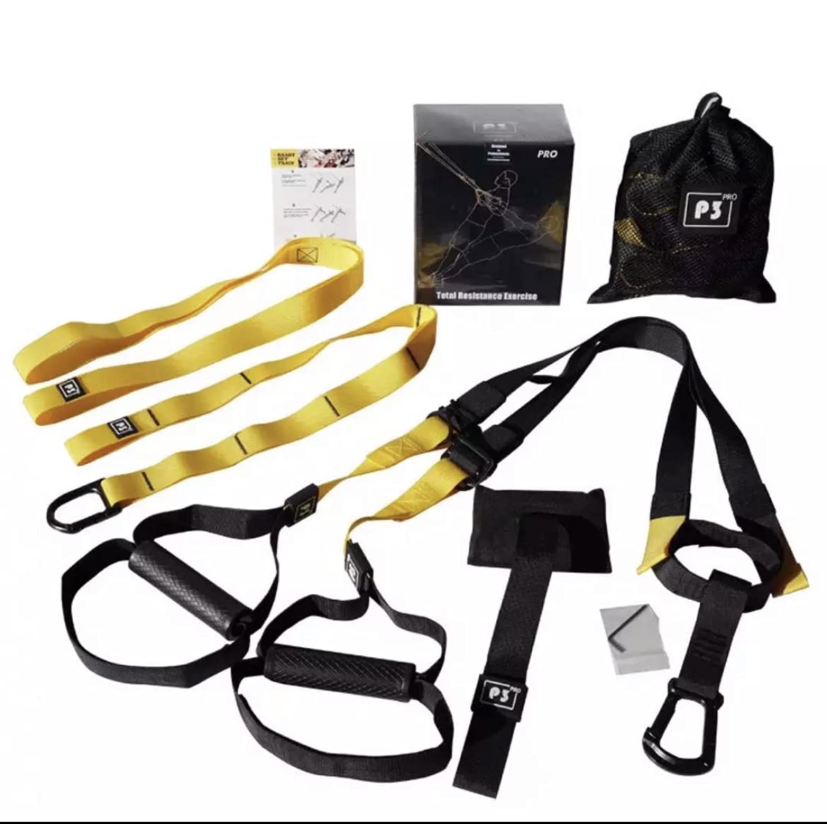 *** Suspension Trainer Professional *** Sangle de Suspension Professionnelle *** 3 Points d'ancrage *** Training *** Preparation Physique *** Renforcement Musculaire ***