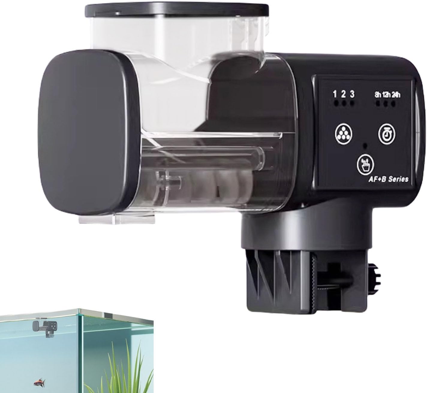 Fish Food Vacation Feeder,Waterproof Feeding Dispenser - Automatic Fish Feeder | for Betta Turtle Pellet Vacation Weekend Day Traveling Pond