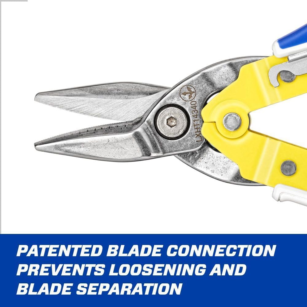 LENOX TOOLS Pliers, Straight Avitation Snips, With Durable Grip (LXHT14340​)