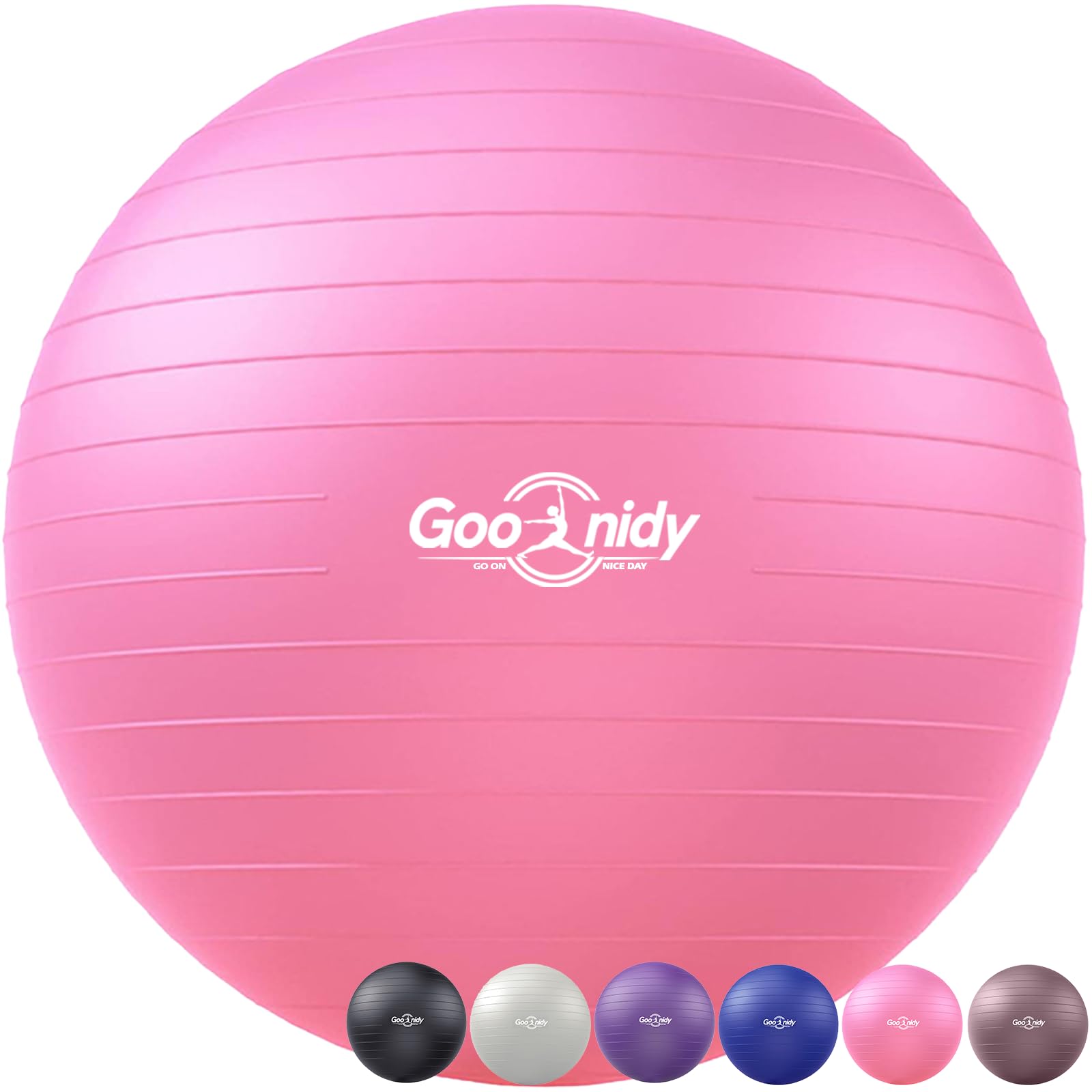 Soft Exercise Ball, Yoga Pregnancy Ball Chair, Pilates Equipment with Pump