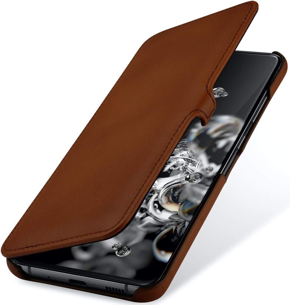 STILGUT Book Case Lederhülle Für IPhone 12 Pro Max - Mit Clip & Wireless Charging