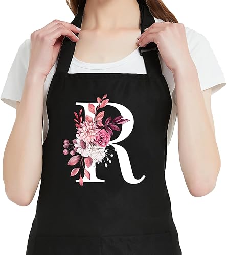 Miniatura 22 de Delantales Personalizados para Mujeres con Bolsillos, Lindos Delantales para Mujeres Chef de Repostería, Regalos de Cocina para el Cumpleaños de Mamá