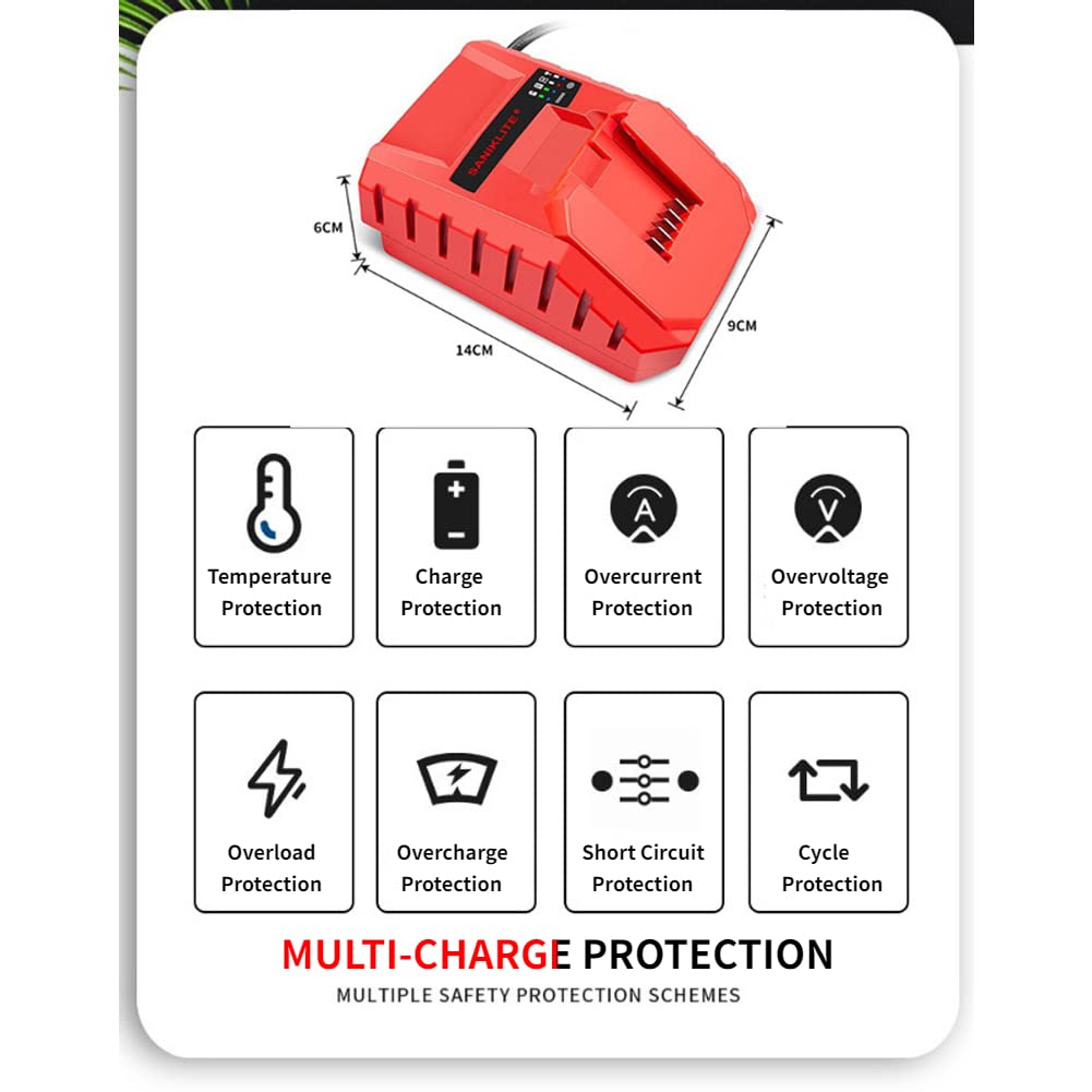 Nuova Sostituzione per il Caricabatterie Hilt 12V C4/12-50 (2076996) 100-240V, Accessori per Utensili Elettrici di Ricambio per Caricabatterie