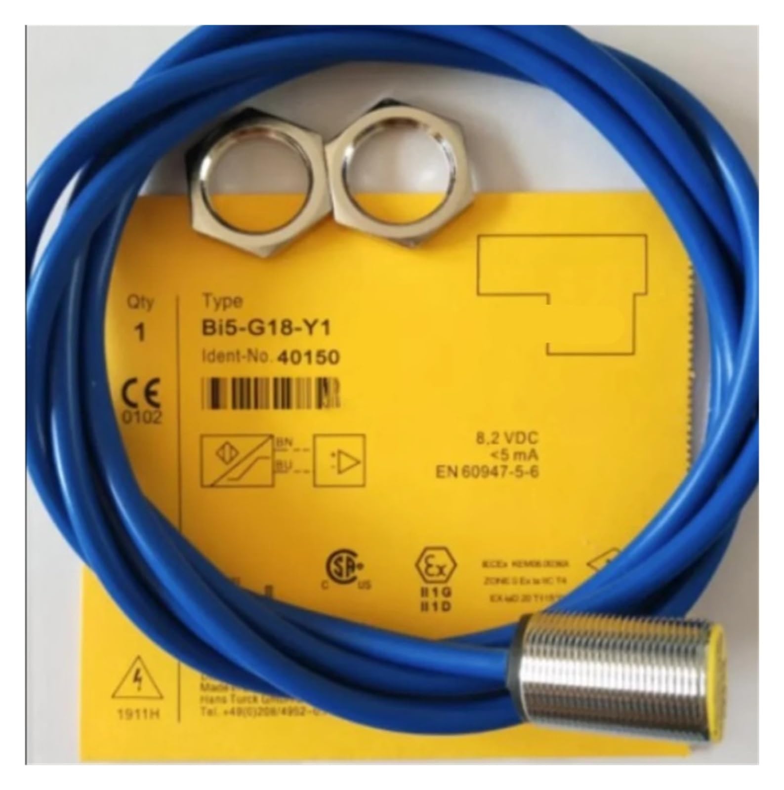 Tpkmvgap One Color 1Pcs Bi5-G18-Y1 Bi5-G18-Y1x Proximity Switch Sensor(Bi5-G18-Y1x)