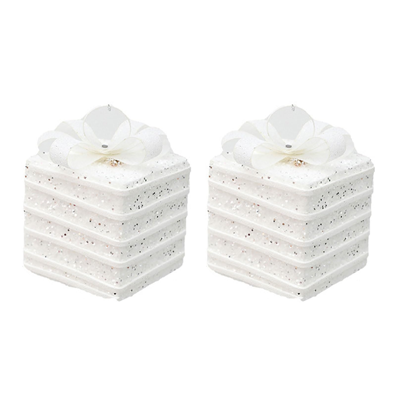 Festive Atmospheres with Foam Gift Box Ornaments with Lanyard for Christmas Tree Decoration Easy Hangings Box Ornaments