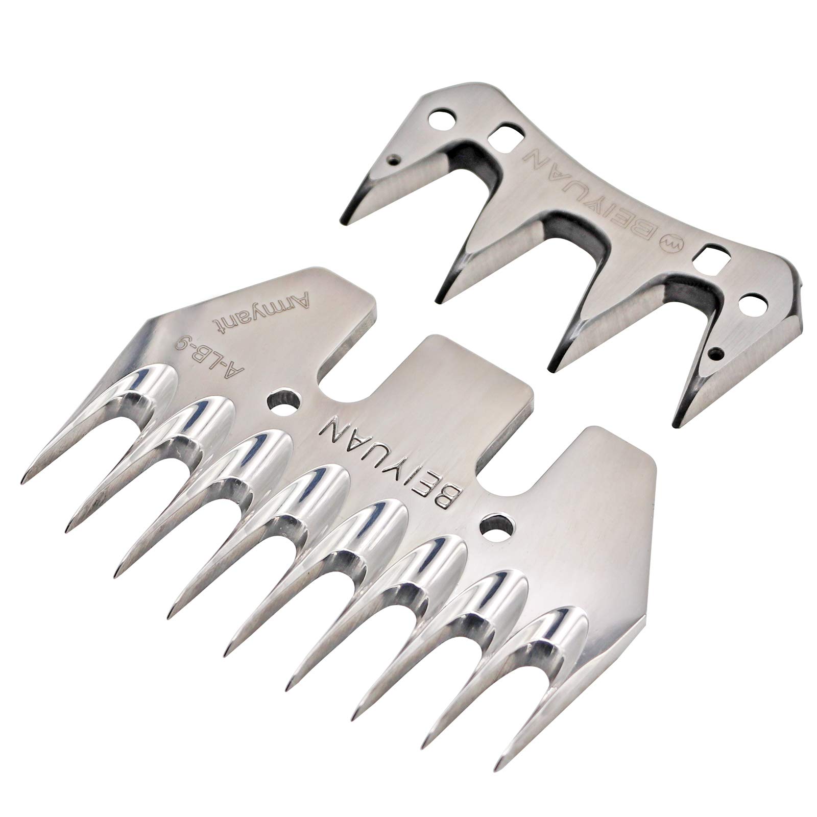 Cesoie per Pecore e Capre, Acciaio Inossidabile, 9 Denti, Silver